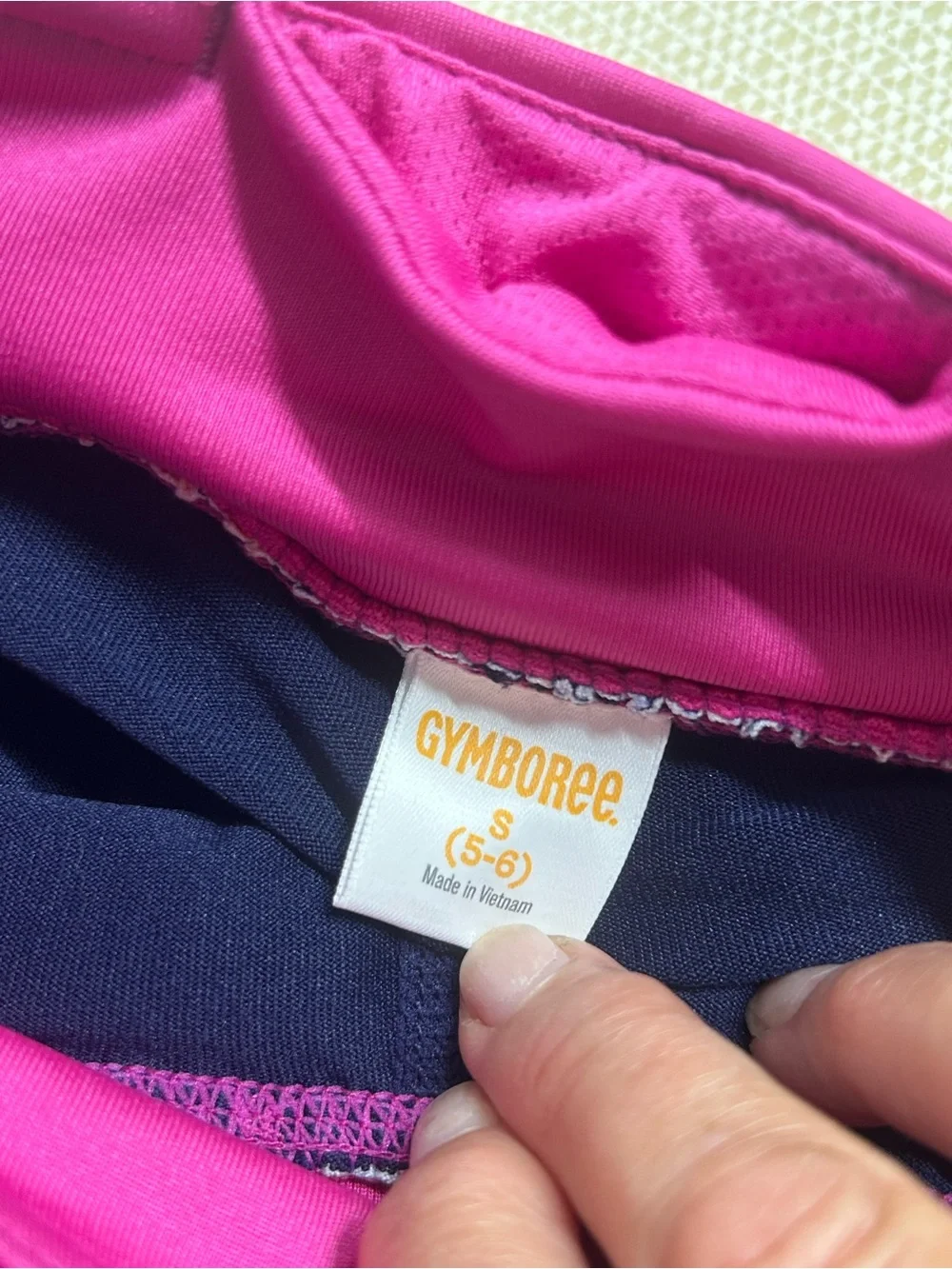 Gymboree Pink and Navy Athletic Skort